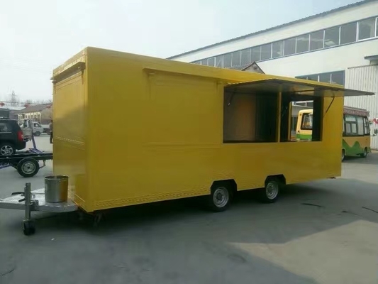 การรับรอง ISO ECE รถยนต์อาหารด่วน คอนเซชั่นถนน รถบรรทุกอาหารเคลื่อนที่