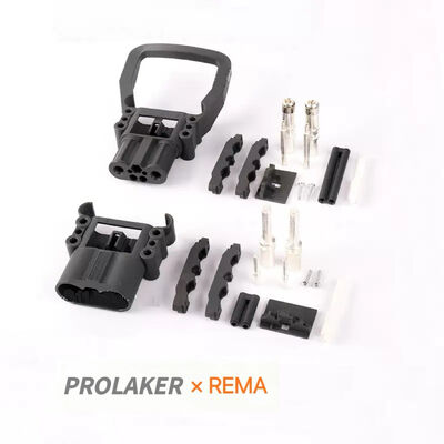 ชุดขั้วต่อแบตเตอรี่แบบตัวผู้และตัวเมีย REMA รุ่น Din160 ทนทานต่อกรด สำหรับรถยก, รถกวาด และอุปกรณ์ RCC เป็นไปตามมาตรฐานอุตสาหกรรม DIN VDE 0623 & EN 1175