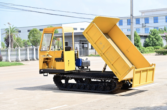 น้ํามันปาล์ม 4 ตัน ใช้ทั่วไป Crawler Dumper ที่กําหนดเอง รถบรรทุกยาง