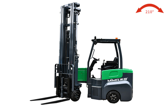 จีนทํามินิ พลาตฟอร์คเล็กไฟฟ้า Stacker โฟร์คลิฟท์ โฟร์คลิฟต์ 2 ตัน