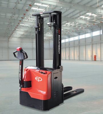 ES20-WA ไฟฟ้าขับเคลื่อน Stacker 2000kg ความจุภาระสําหรับการดําเนินงานโกดังเรียบร้อย