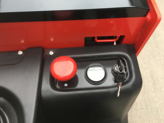 LAKER ประหยัดแรงงาน 2 ตัน ยืนบนรถบรรทุกพาเล็ตไฟฟ้าด้วยแบตเตอรี่ขนาดใหญ่ 210Ah