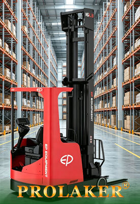 High-efficiency Compact Design Reach Truck with 80V Lithium-ion Battery for Narrow Aisle Warehousing