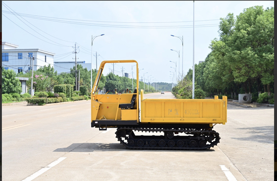 น้ํามันปาล์ม 4 ตัน ใช้ทั่วไป Crawler Dumper ที่กําหนดเอง รถบรรทุกยาง