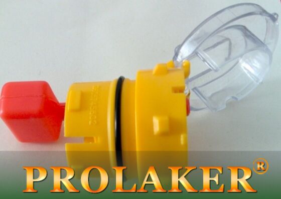 LK-CAP-3 โฟร์คลิฟท์ แบตเตอรี่ ช่องลุ้น ปล็อก PP วัสดุยาง 77mm ความยาวลอย